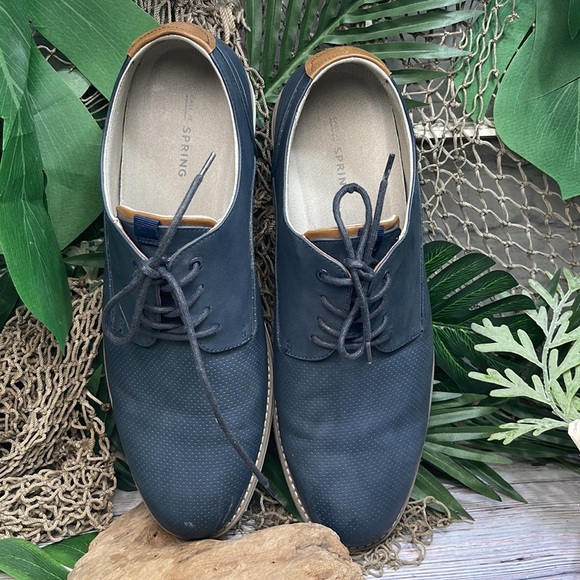 Call It Spring Navy Blue Mens Oxfords Lace up size 12 - Picture 2 of 9